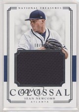 2017 Panini National Treasures Colossal Materials 10/99 Sean Newcomb #CM-SN gn1