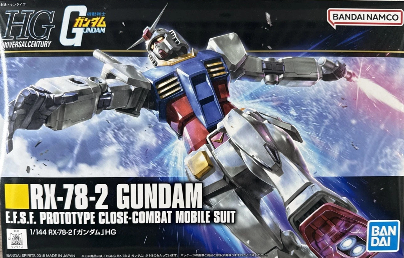 HGUC 191 RX-78-2 Classic Gundam 1/144 Gunpla High Grade Model Kit BANDAI