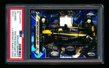 2020 TOPPS CHROME SAPPHIRE F1 #102 UNI-VIRTUOSI RACING F2 RC REFRACTOR PSA 10!