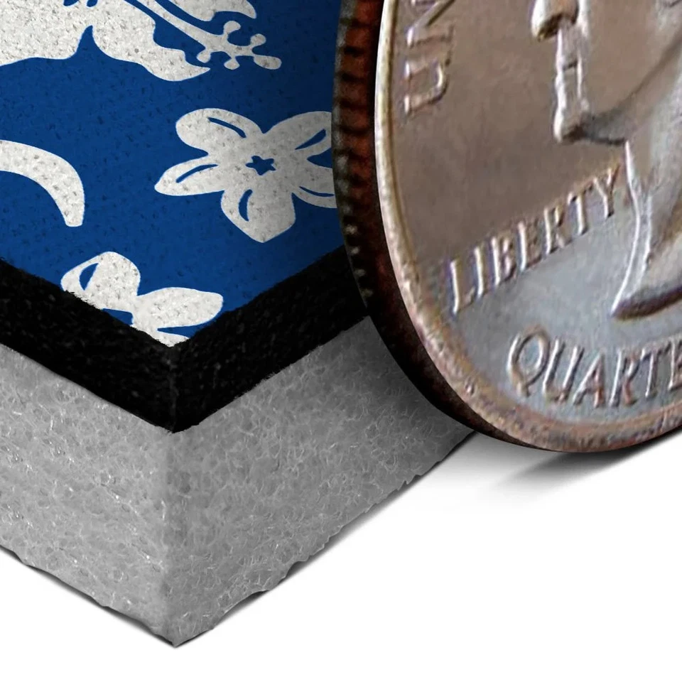 For GMC R2500 Suburban 87-91 Seat Cover Neosupreme 2nd Row Black & Blue Hawaiian Foto 4 de 4