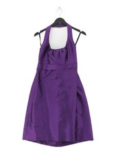Alfred Sung A-Line Midi Dress UK12 in Purple
