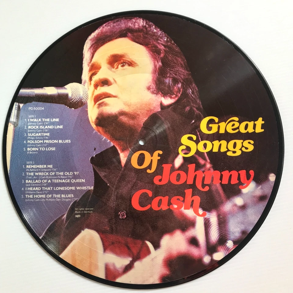 Johnny Cash – Great Songs Vinyl 12 Picture Disc - Image 2 of 3