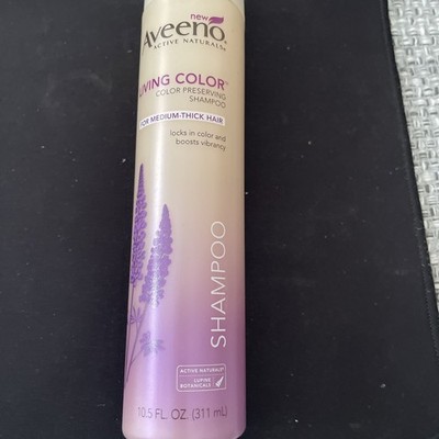 Aveeno Active Naturals Living Color Preserving Shampoo Medium Thick Hair 10.5 Oz