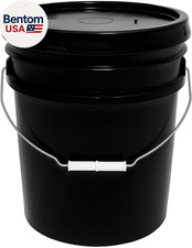 5 Gallon Bucket & Lid - 70 Mil All Purpose Pail - Made in the USA - Food Grade -
