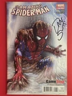 AMAZING SPIDER-MAN #1 Signed Dan Slott Greg Horn Game Stop Fade Edition NM-
