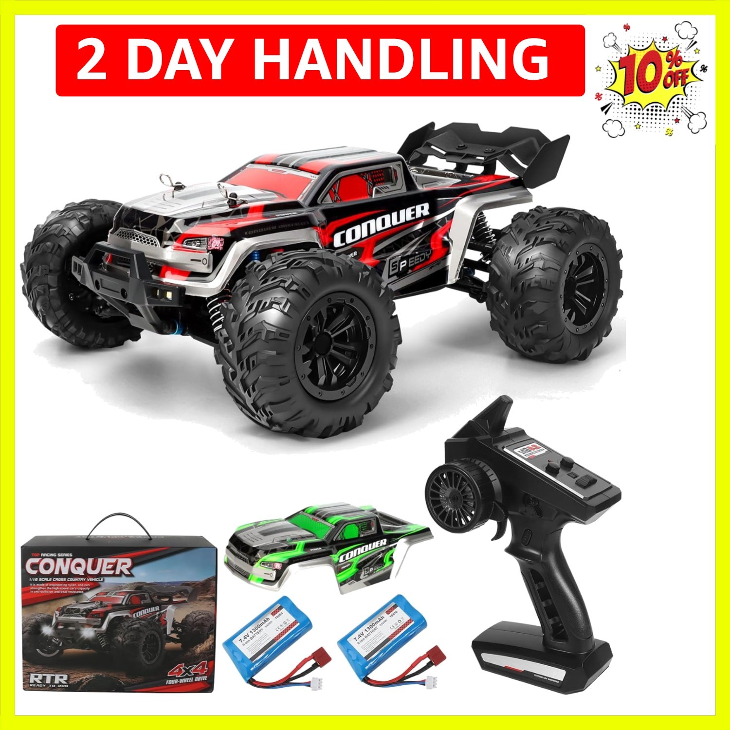 - 50+ Min Runtime With Advanced Remote Control