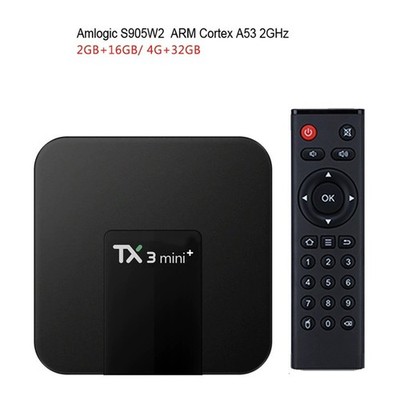 TX3 Mini S905W2 Android 4K SMART TV Box Media Quad-Core 2GB/16GB Dual Band WiFi