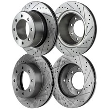 Front Rear Brake Disc Rotors For Ram Truck 2500 3500 Dodge 2009-2010