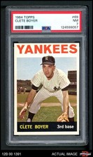 1964 Topps #69 Clete Boyer Yankees PSA 7 - NM