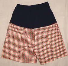Vintage 60s womens 100 cotton checkered shorts size 14 NWT 