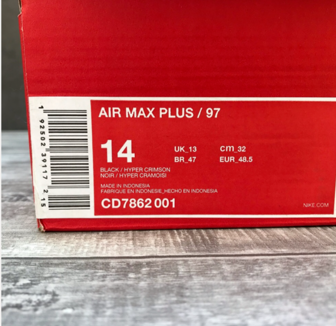 nike air max plus 97 reflective