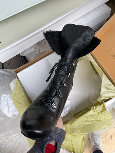 Gentle Souls Barnesicle LE NEGRO Cuero Piel Cuña Botín con Cordones NUEVO - Imagen 13 de 24
