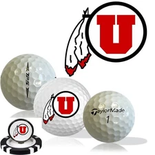 NCAA Utah Utes • Golf Balls 12 pack • TaylorMade TP5