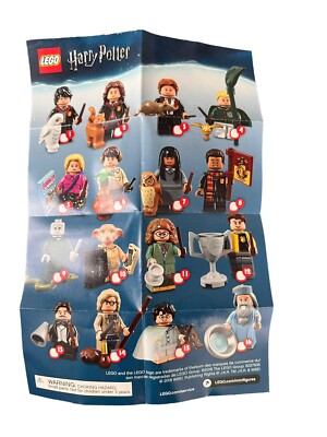 Lego Harry Potter Fantastic Beasts Minifigures Checklist Sheet Lot of 43 |  eBay