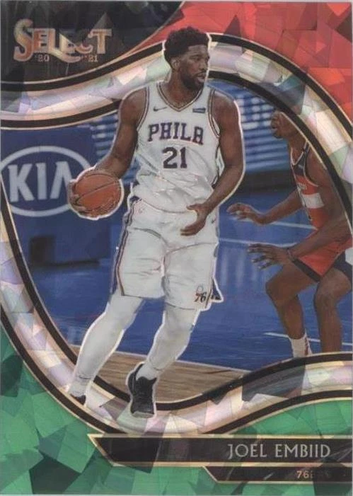Red White Green Cracked Ice Prizm