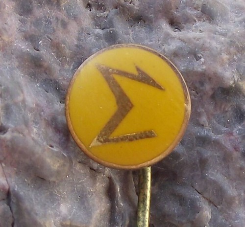 Capital Sigma griechisches Alphabet mathematische Summierungsserie Mathematik Zeichen Pin Abzeichen - Bild 3 von 5