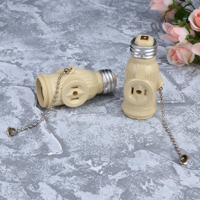  3 PCS Konverter-Kronleuchter-Steckdose Lampenhalter Mit Steckdosenadapter