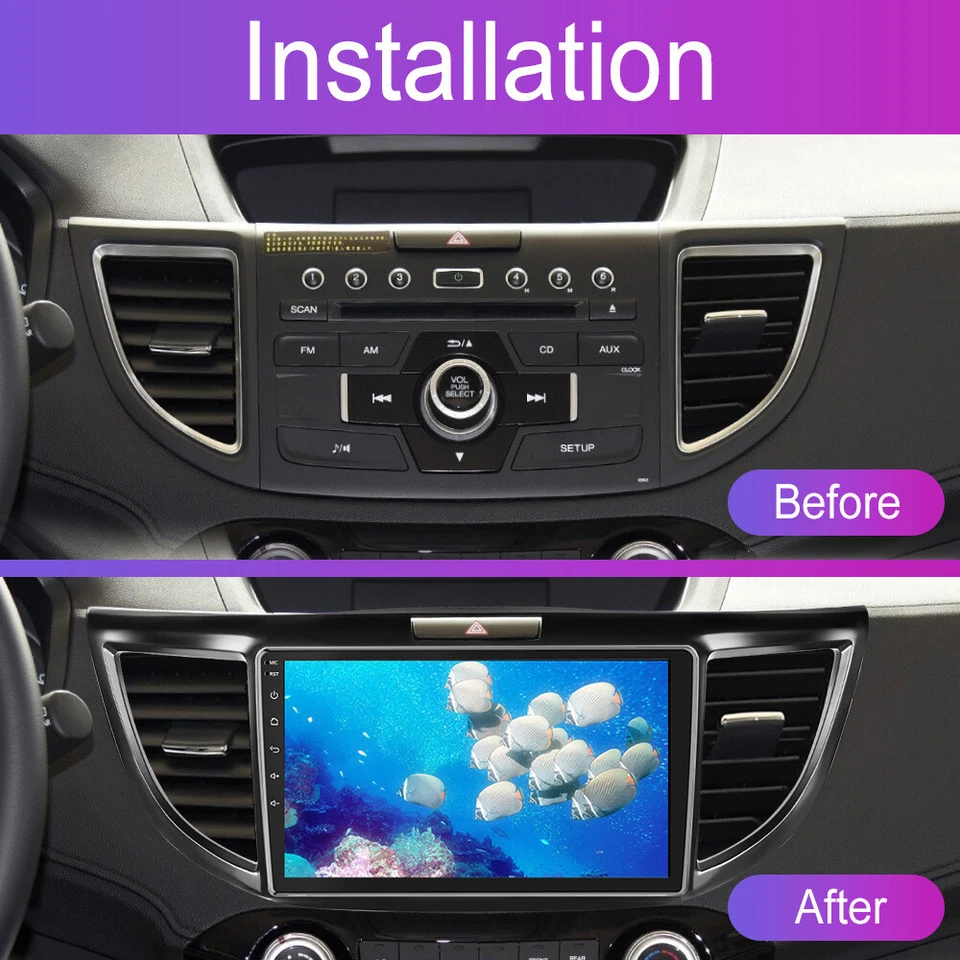 32GB 9" Für Honda CR-V CRV 2012-2016 Android 13 Autoradio GPS NAVI DSP WIFI - Bild 2 von 4