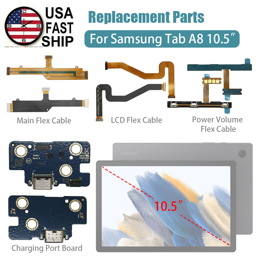 Charging Port Board LCD Flex Cable For Samsung Galaxy Tab A8 10.5