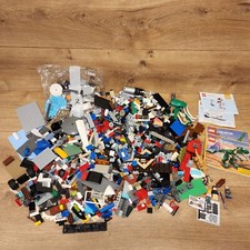 4.5lbs Pounds LEGOs Mixed Lot Bulk Assorted Lego Booklets Figures