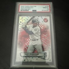 2023 Topps Pristine Alex Rodriguez Pristine Red PSA 10 # 4/5