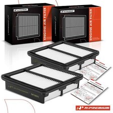 A-Premium 2x Engine Air Filter for Honda Fit 20092010 2011 2012-2014 Rigid Panel