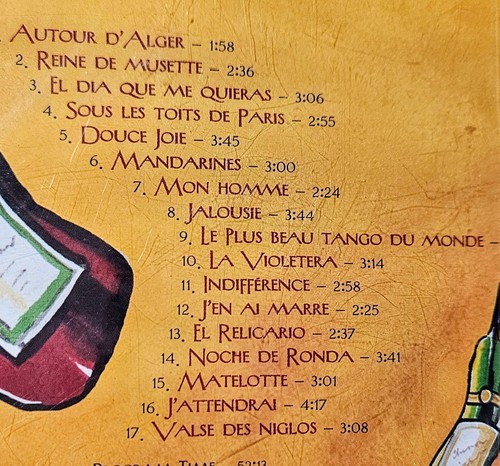 Quartette Bon Appetit CD Music Of Bustling Street Cafes Of Old Paris SEALED - Picture 4 of 4