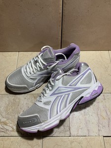 Reebok Dmx Ride Premier Gray Purple White Shoes Women S Sz 10 Running Sneakers Ebay