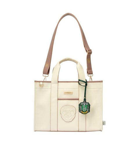 STARBUCKS Korea 2025 Harry Potter Tote Bag Hogwarts Dormitory Charm No Dust Bag - Picture 6 of 16