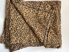 RARE RALPH LAUREN Montgomery *KING DUVET Bed COVER Animal Leopard Goes W/Aragon