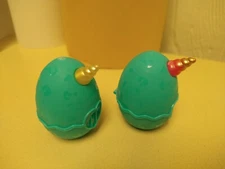 Rainbocorns Set Of 2 Empty Blue Eggs Toy Replacement Piece 2/14/24.