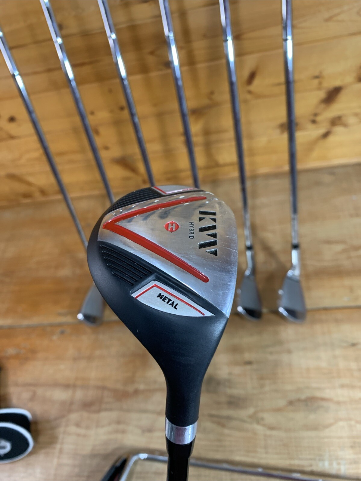 KVV Men’s Golf Clubs Package Set Includes Fairway, Hybrid, Irons 5-SW