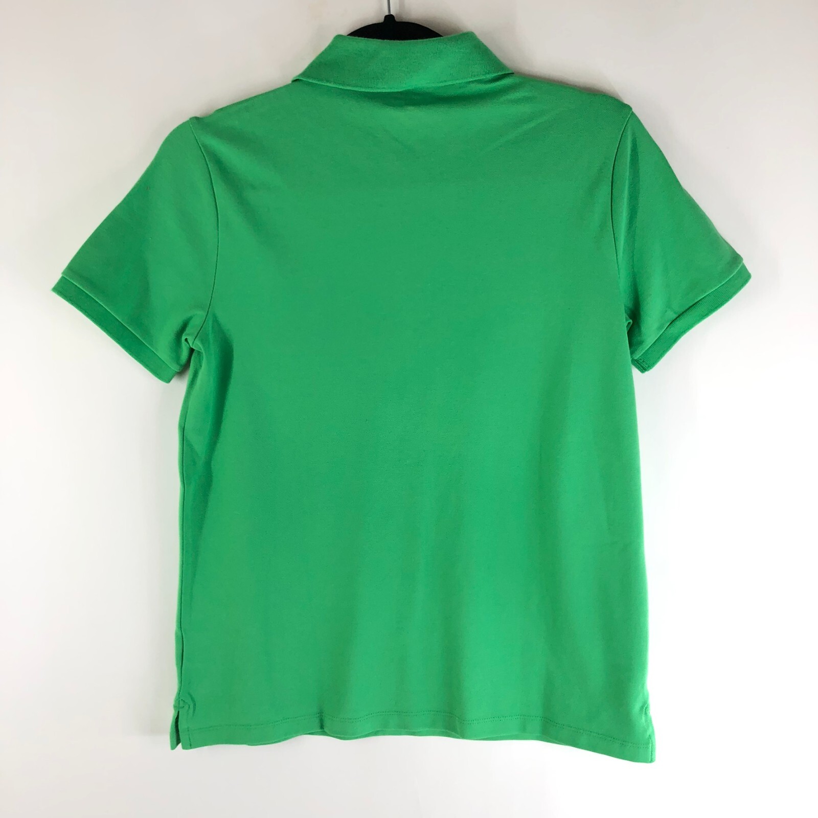 Lands End Womens Polo Shirt Top Short Sleeve Collar Cotton Stretch