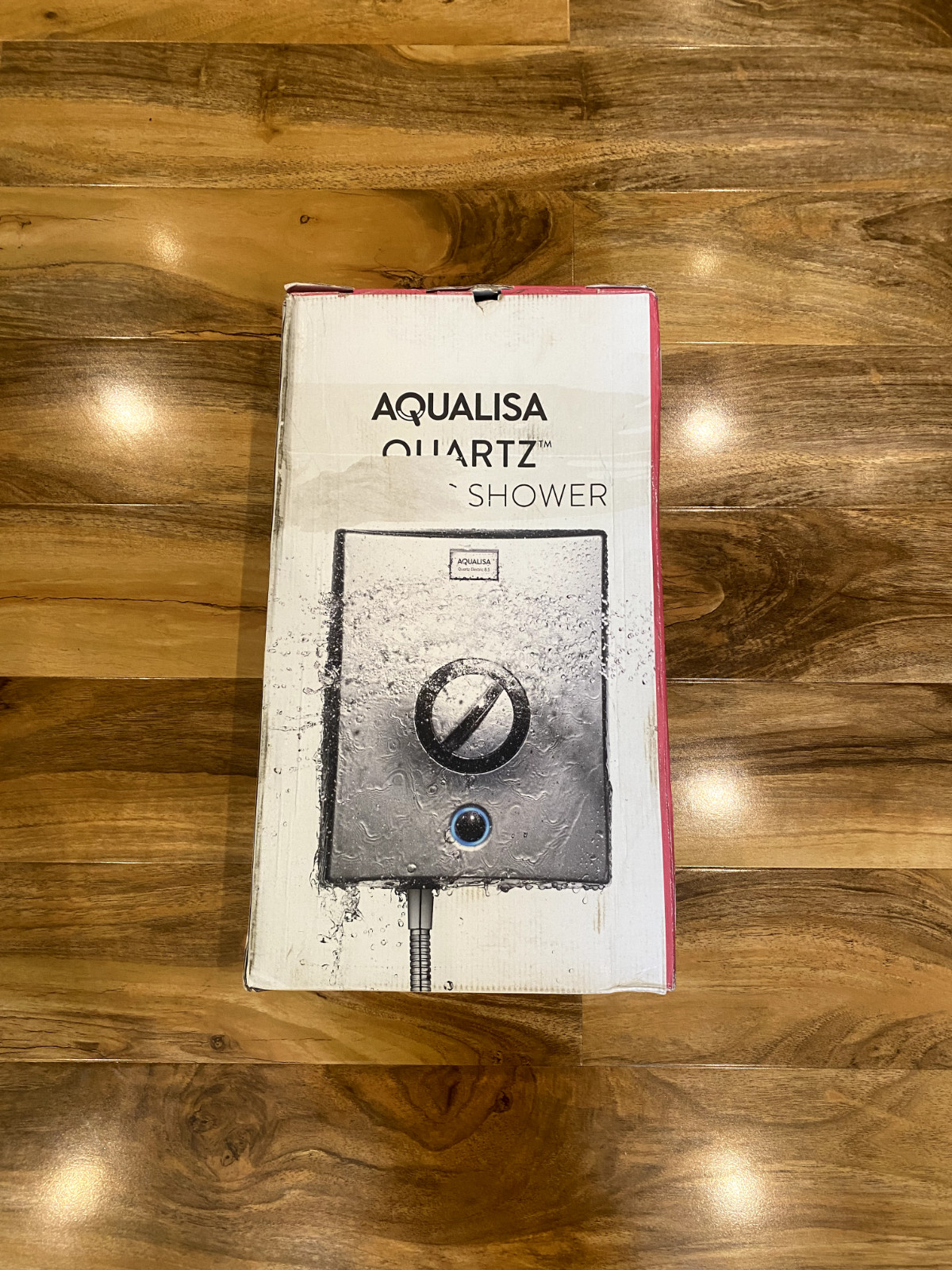 AQUALISA QZE9501 Quartz Electric Shower 9.5kw Chrome with Shower Head Kit
