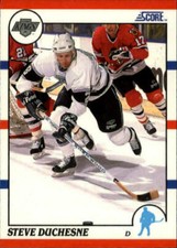 1990 SCORE NHL HOCKEY Card #26 -- Steve Duchesne, Los Angeles Kings