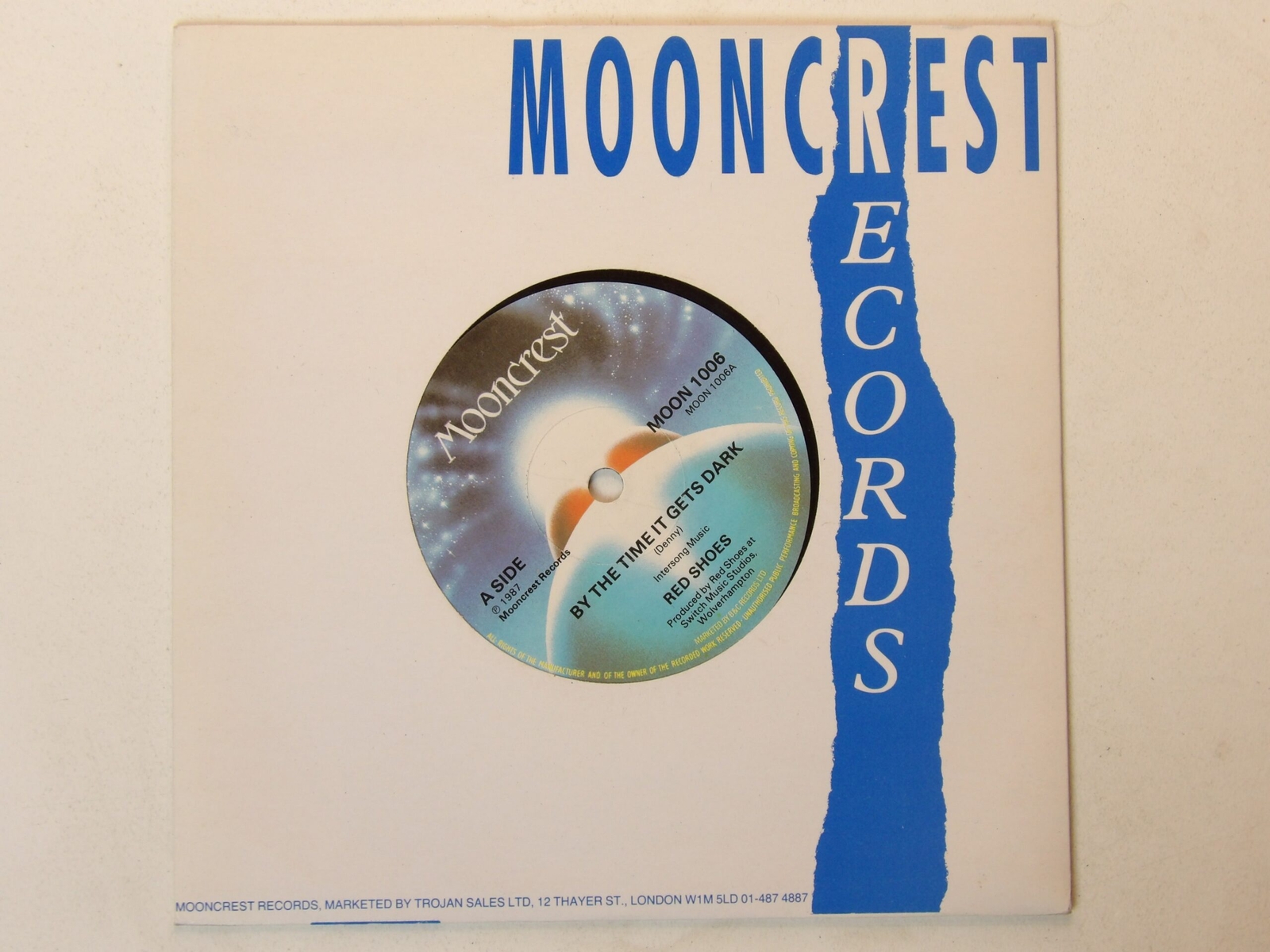 Red Shoes: By The Time It Gets Dark 1987 Near Mint UK 7"