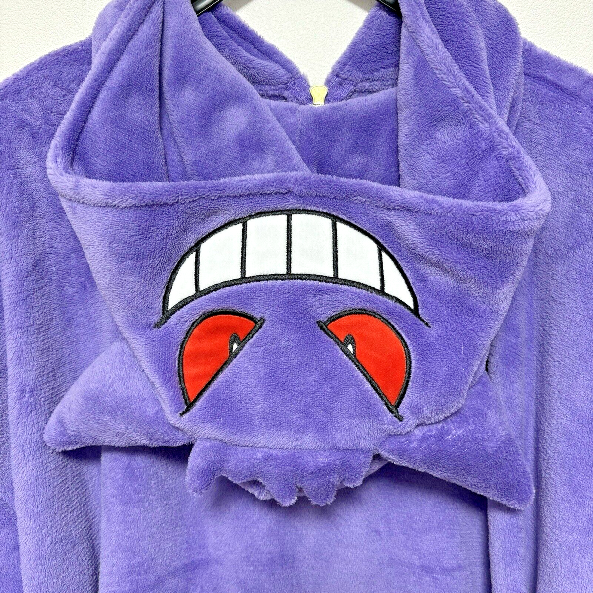 SAZAC Pokemon Gengar Kigurumi Full Zip Hoodie Purple Adult Unisex
