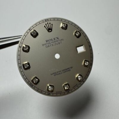Rolex Datejust 41mm Ivory Factory Dial 116333 116338 not perfect