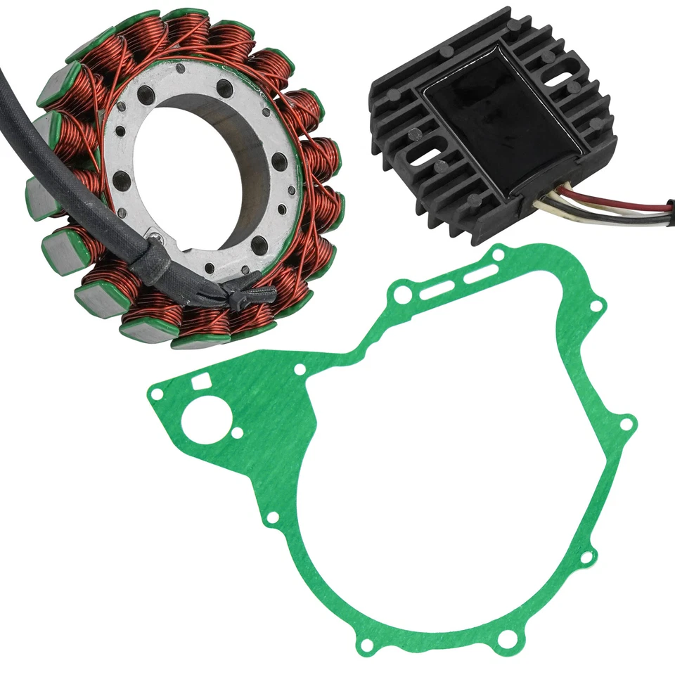 Regulador de estator rectificador con junta para Yamaha V Star 650 XVS650 personalizado 2004-16 Foto 4 de 4