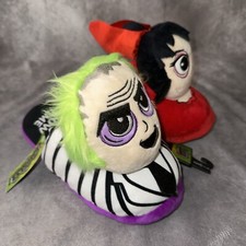 NEW Ground Up Beetle Juice Lydia Deetz Plush Character Slippers Women 7/8