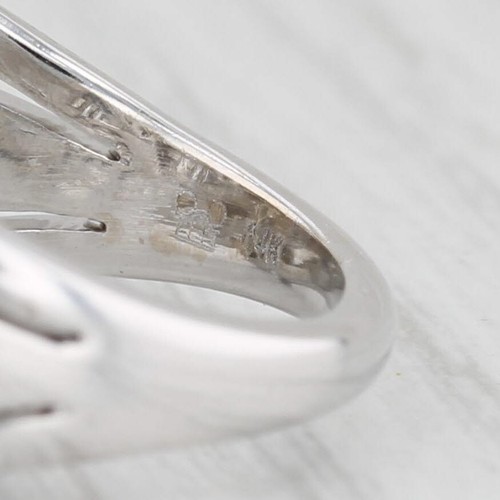 1.41ctw Diamond Ring 14k White Gold Size 8.5 - Picture 6 of 10
