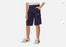 Lucky Brand Boys Cargo Shorts Navy Blue MEDIUM NWT