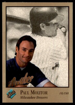1992 Leaf Paul Molitor Milwaukee Brewers #194