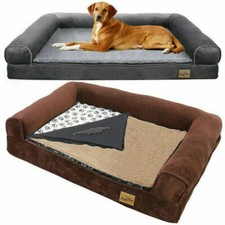 Heavy Duty Waterproof Pet Dog Bed Sofa Couch Cushion Lounger w/ Removable Cover