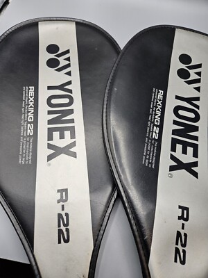 2 Yonex R-22 Iso-Metric Rexking Tennis Racquet - 4 1/4 | eBay