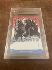 BILLY VERA 2022 LEAF METAL POP CENTURY VINYL SIGNS RWB PROOF CARD 1/1