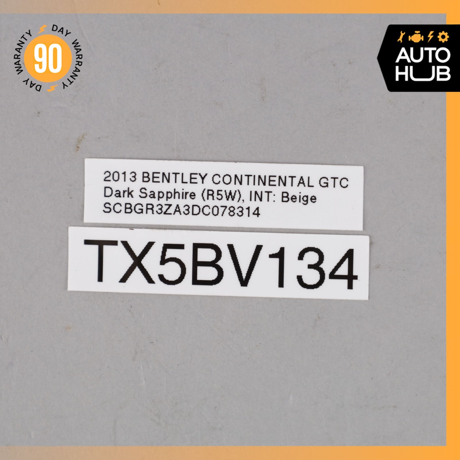12-18 Bentley Continental GTC GT Steering Wheel Driver Airbag Wiring Harness 71k