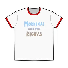 Mordecai and the Rigbys Shirt Ringer T Shirt Red Ringer Tee