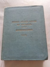 Masonic United Grand Lodge of England Constitutions Book - 1955 - Fair/Good Cond