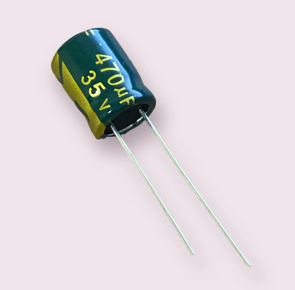 JCCON 5 PCS CAPACITOR 470UF 470MF 35V CAP RADIAL 105°C (REPLACING FOR 25V 16V 10V )